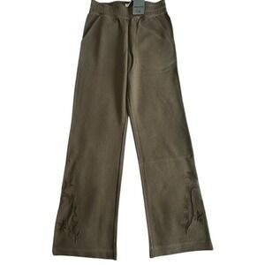 Zadig & Voltaire Chill Mo Fishnet Western Pants Color: Leaves Women's Medium NWT